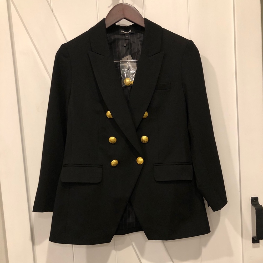 NWT!! Express Double Breasted Button Front Blazer